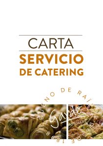 Carta Pastisseria Catering Garde Barcelona